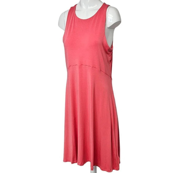 Athleta Santorini Thea Dress Pink High Neck  Size Medium - Picture 4 of 7